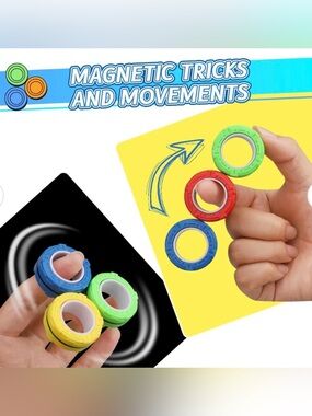 Magnetic Ring Fidget Toy Set